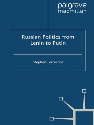 cover image of Russian Politics from Lenin to Putin